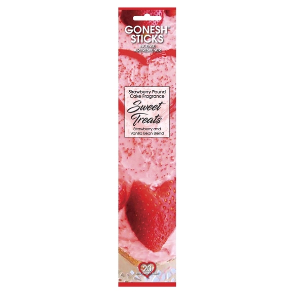 Gonesh Other - 🆕️Strawberry & Vanilla Poundcake Incense Sticks